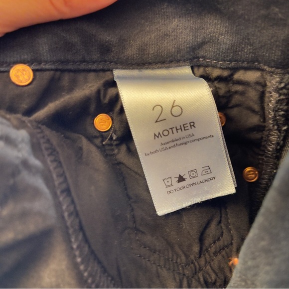 Mother The Looker Ankle Frayed Hem Jeans - Picture 12 of 14